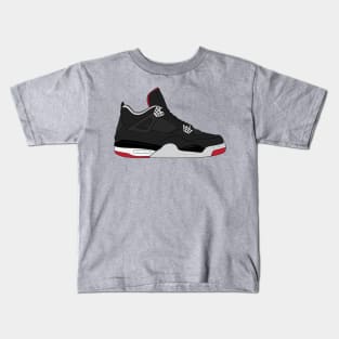 Air Jordan IV (4) - Bred Kids T-Shirt